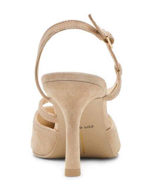 Dolce Vita Natural Kamra Pointy Toe Slingback Pump