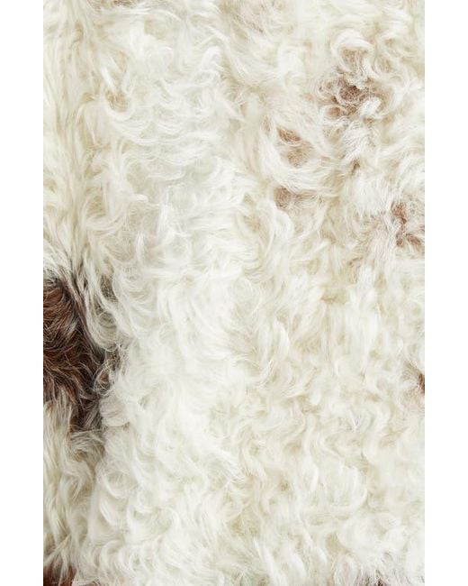 Zimmermann Natural Hypnotic Spot Genuine Shearling Jacket