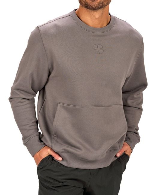 Black Clover Gray Pocket Crew for men
