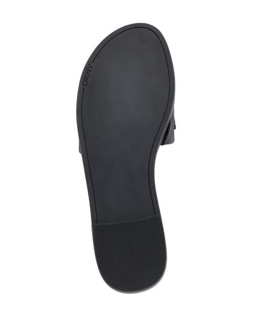 DKNY Black Willow Slide Sandal