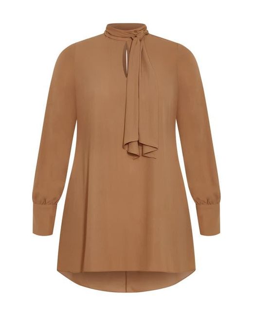City Chic Multicolor Bow Tunic Top