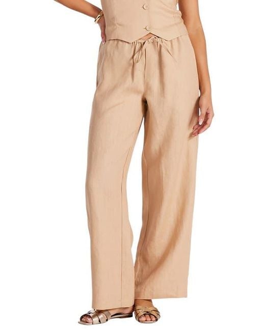Bishop + Young Natural Positano Drawstring Pant