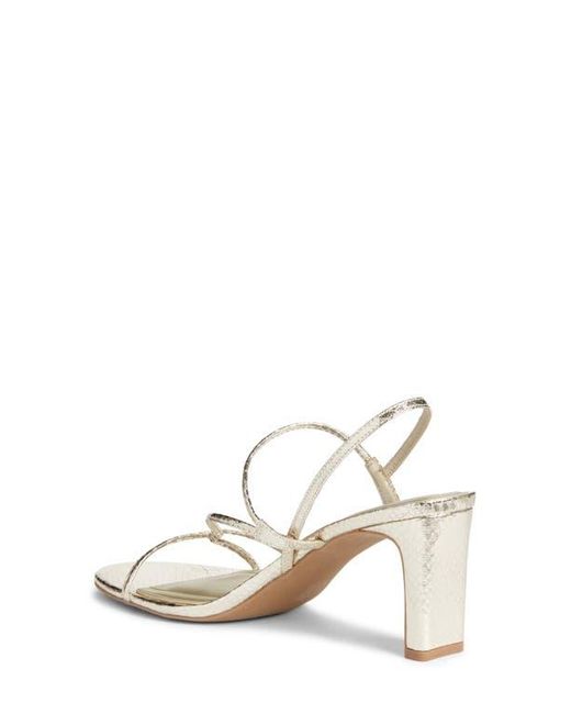 Open Edit White Pia Slingback Sandal