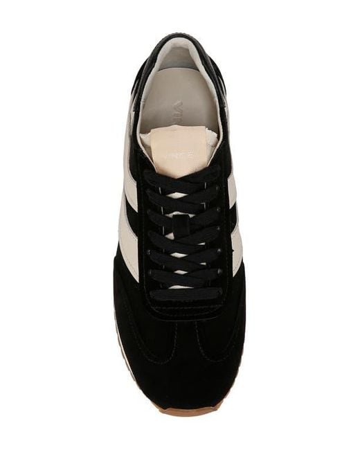 Vince Black Oasis Runner Sneaker