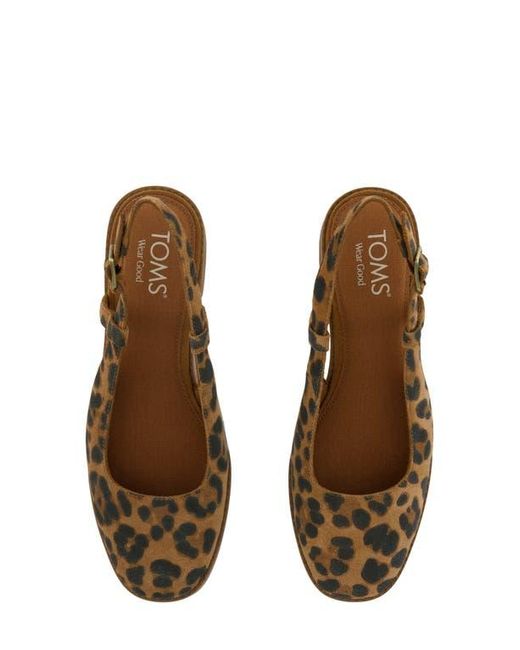 TOMS Brown Jaclyn Slingback Pump
