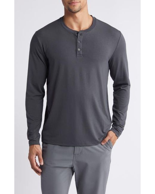 Free Fly Blue Flex Performance Henley for men