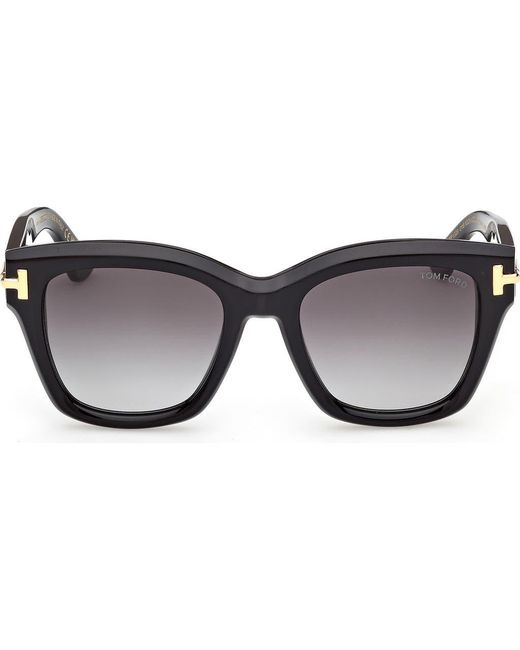 Tom Ford Gray 53Mm Gradient Butterfly Sunglasses