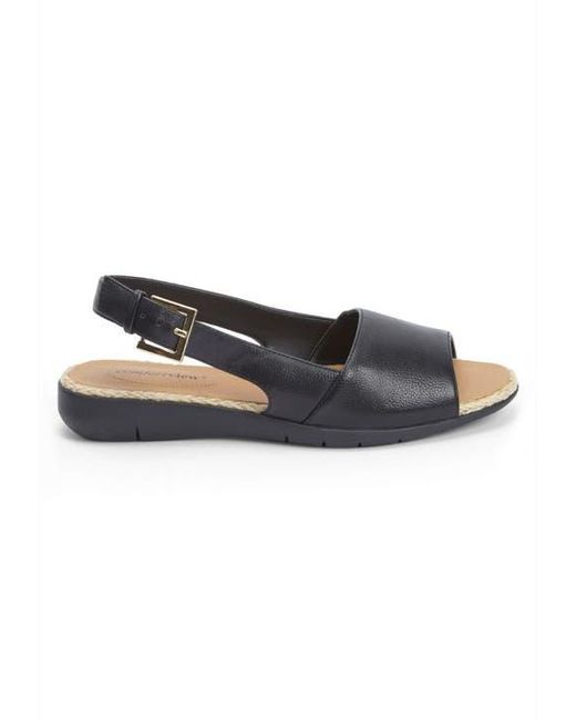 Comfortview Black The Adele Sling Sandal