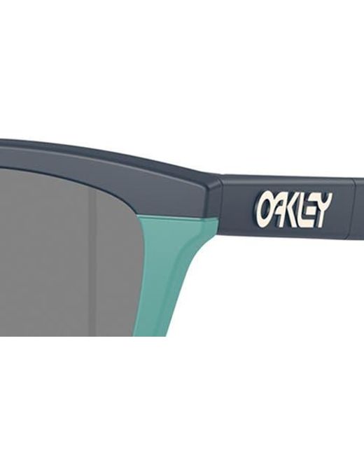 Oakley Gray Frogskins Range 55Mm Prizm Keyhole Low Bridge Sunglasses for men