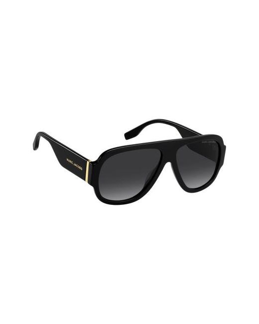 Marc Jacobs Black 59Mm Gradient Pilot Sunglasses for men