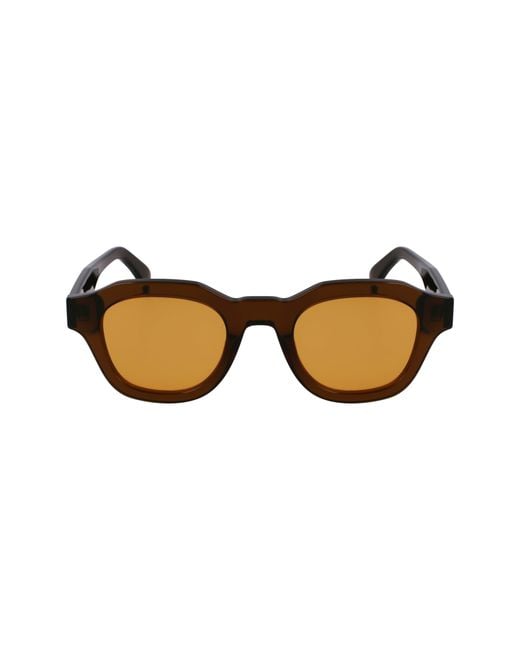 Paul Smith Brown Lyford 48Mm Small Modified Rectangular Sunglasses