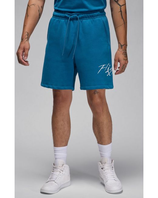 Nike Blue Fleece Sweat Shorts for men