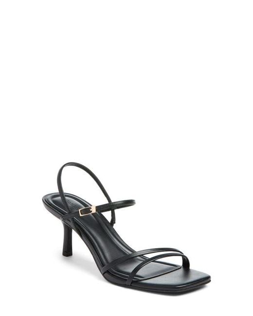 Open Edit Metallic Rania Square Toe Sandal