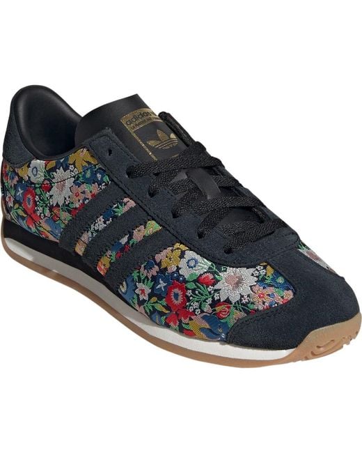 adidas X Liberty London Country Sneaker in Black | Lyst