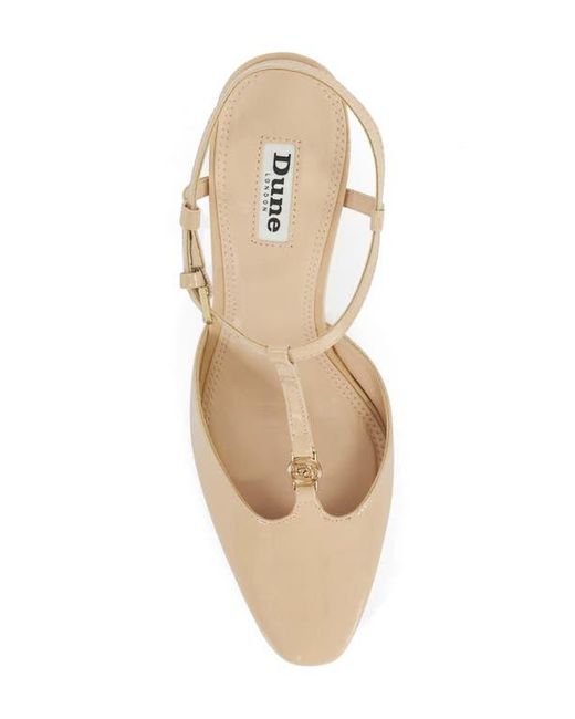 Dune Metallic Dominate T-Strap Pump
