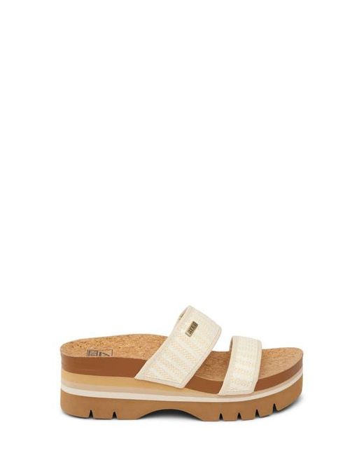 Reef Multicolor Cushion Vista Higher Platform Slide Sandal