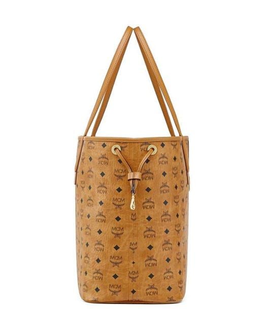 MCM Natural Large Reversible Liz Shopper