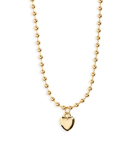 BP. Metallic Heart Pendant Necklace