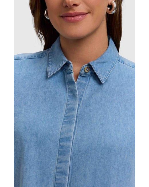 Foxcroft Blue Cici Denim Tunic