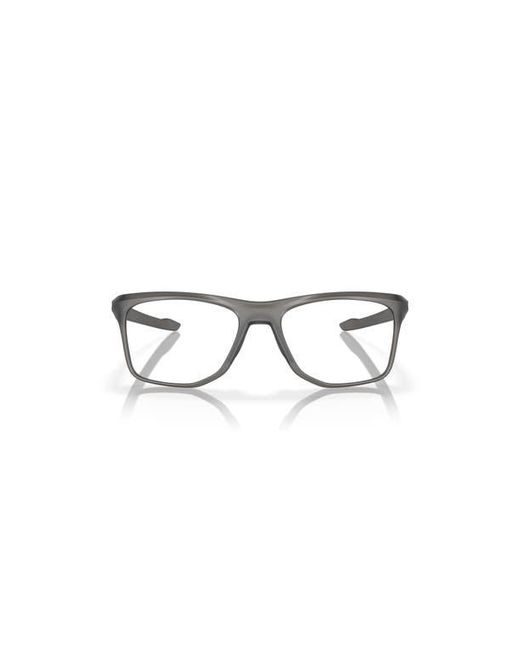 Oakley Gray 55Mm Rectangle Optical Glasses for men