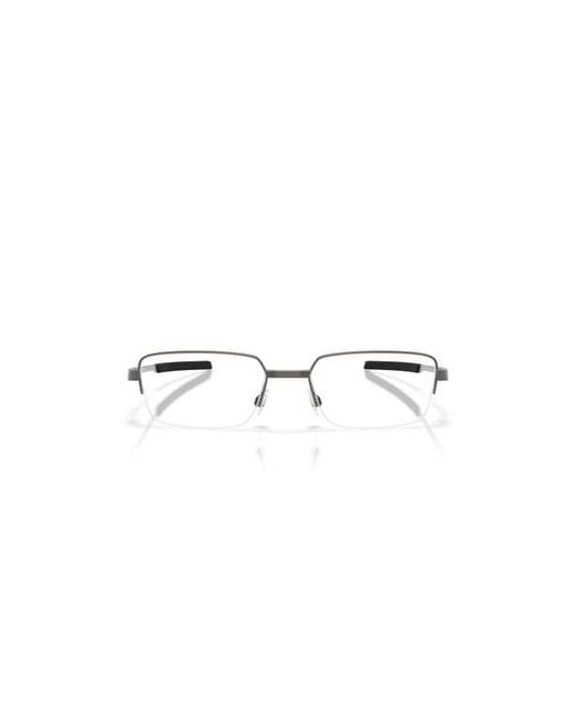 Oakley Metallic 55Mm Rectangle Optical Glasses