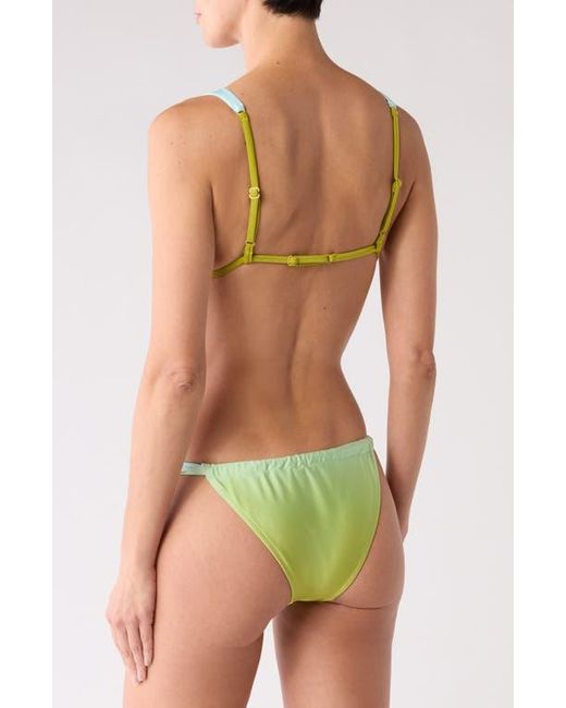 Solid & Striped Green Ellery Bikini Bottoms