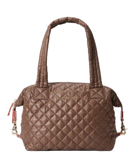 MZ Wallace Brown Medium Sutton Deluxe Tote