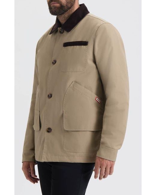 Hunter Natural Water Repellent Canvas Barn Jacket for men