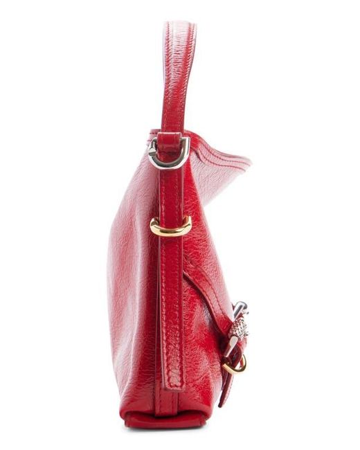 「Voyou」ナノトート レッド Nano Voyou bag in leather in - vermillon | Givenchy US