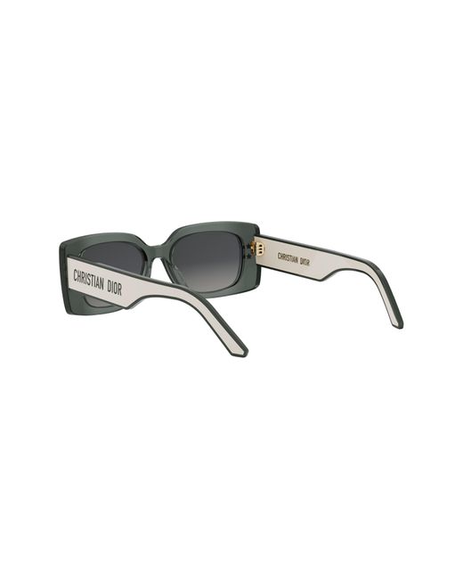 Dior Gray 'pacific S1u 53mm Geometric Sunglasses
