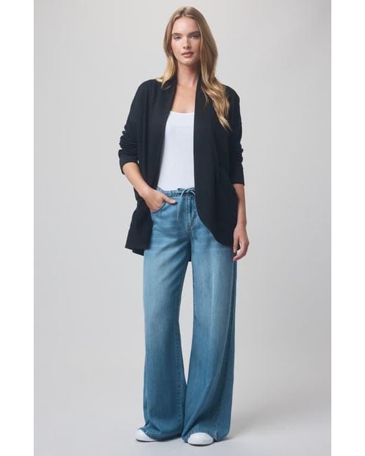 Splendid Blue X @Cellajaneblog Interlock Open Front Cardigan