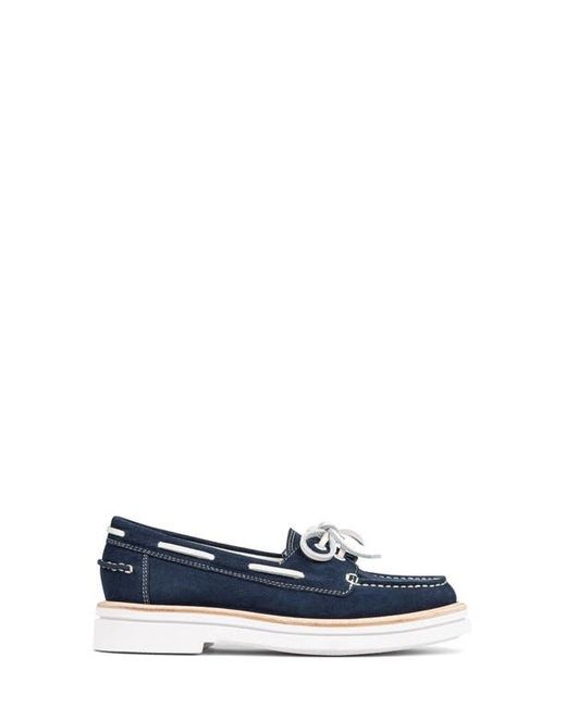 Donald J Pliner Blue Lillith Boat Shoe