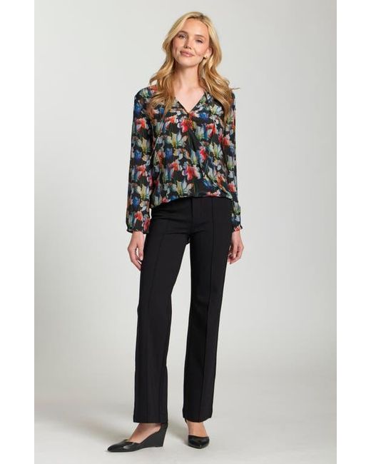 Apny Black Printed Top