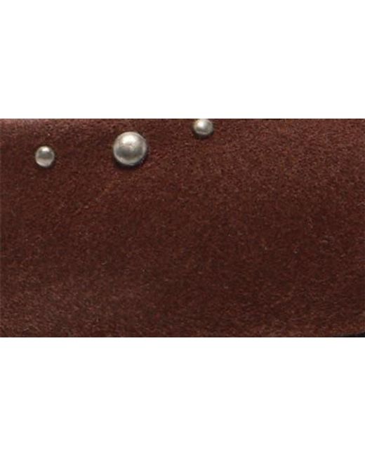 Free People Brown Grace Ankle Strap Ballet Flat