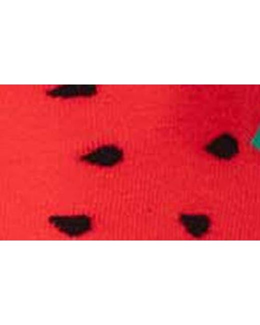 Doiy. Red Fresh 3D Crew Socks