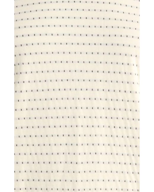 Marine Layer White Reversible Raglan Sleeve Top