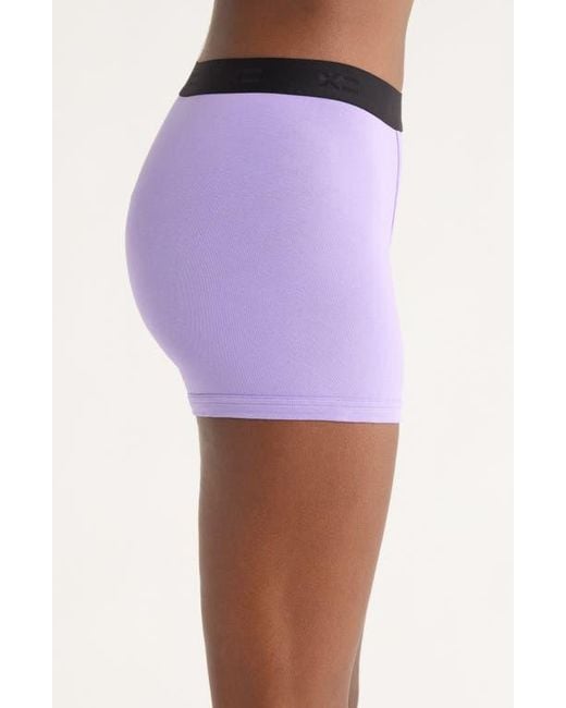 TOMBOYX Purple First Line Stretch Cotton Period 4.5-Inch Trunks