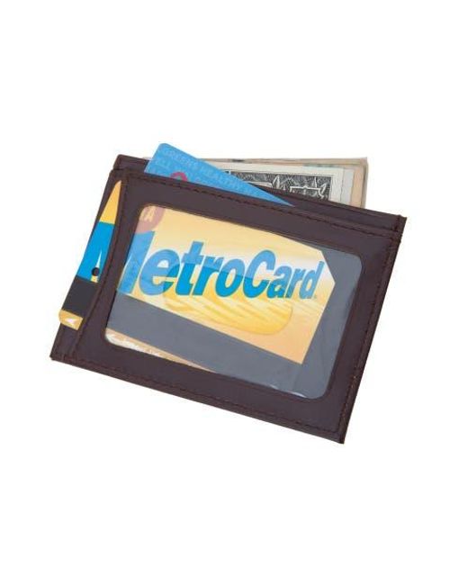 Token Purple Clark Leather Card Case