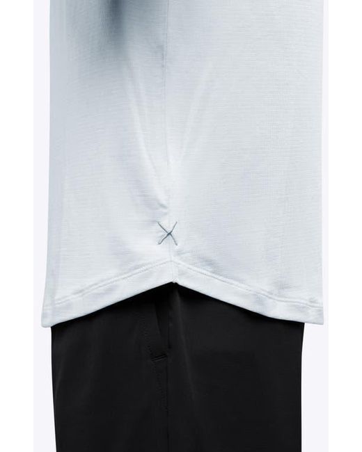 Cuts White Crossover Polo for men