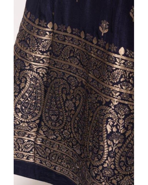 Ras Blue Alastair Open Back Gown