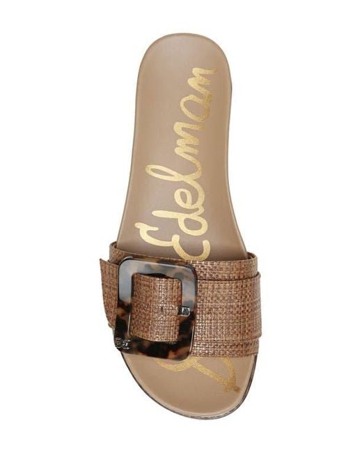 Sam Edelman Brown Ariane Platform Slide