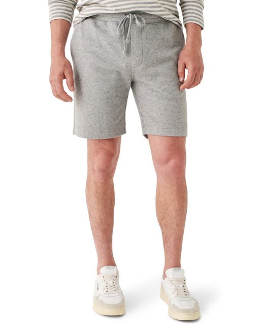 Faherty Brand Gray Legend Sweat Shorts for men