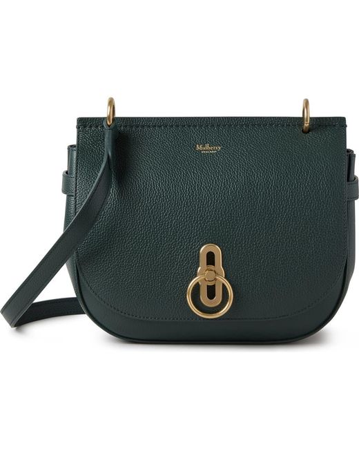 Mulberry Green Amberley Leather Shoulder Bag