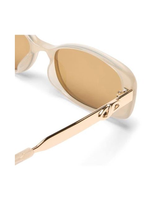 Le Specs Natural Lil' Starlight 54Mm Rectangular Sunglasses for men