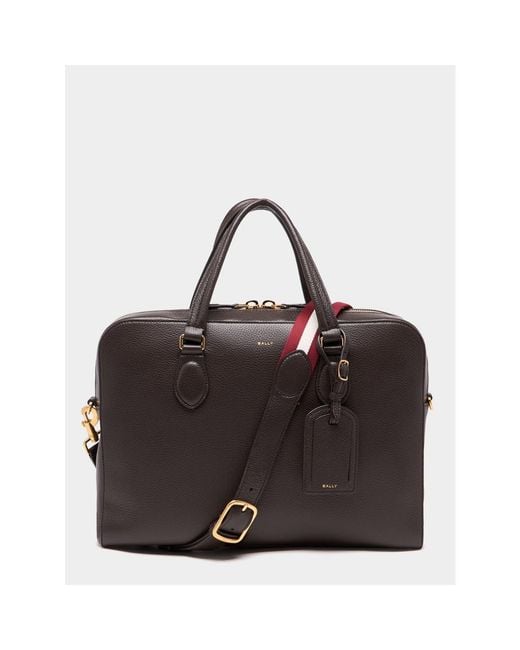 Bally Black Beckett Briefcase for men