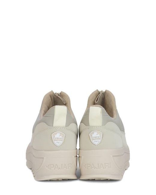 Pajar White Gala Front Zip Waterproof Platform Ankle Bootie