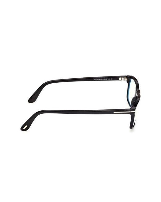 Tom Ford Brown 53Mm Rectangular Light Blocking Glasses for men