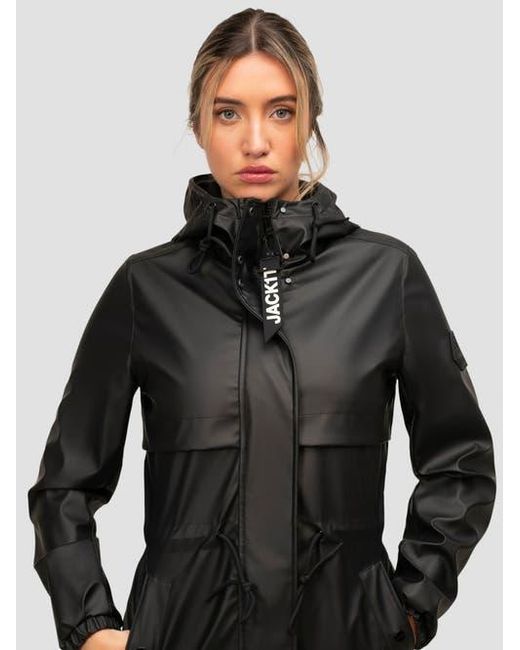 Jacket Black Aurora Cape Raincoat