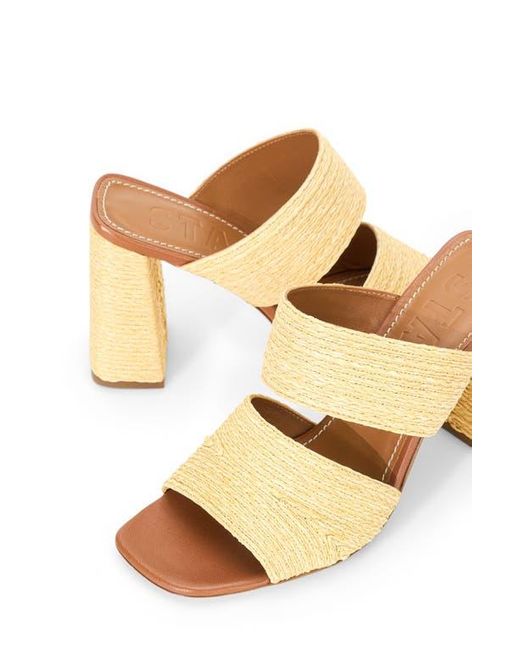 Staud Natural Skylar Slide Sandal