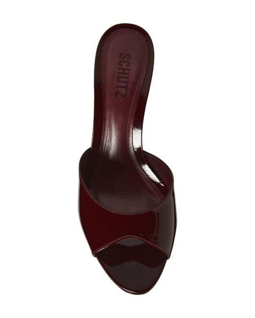 SCHUTZ SHOES Brown Cloe Slide Sandal